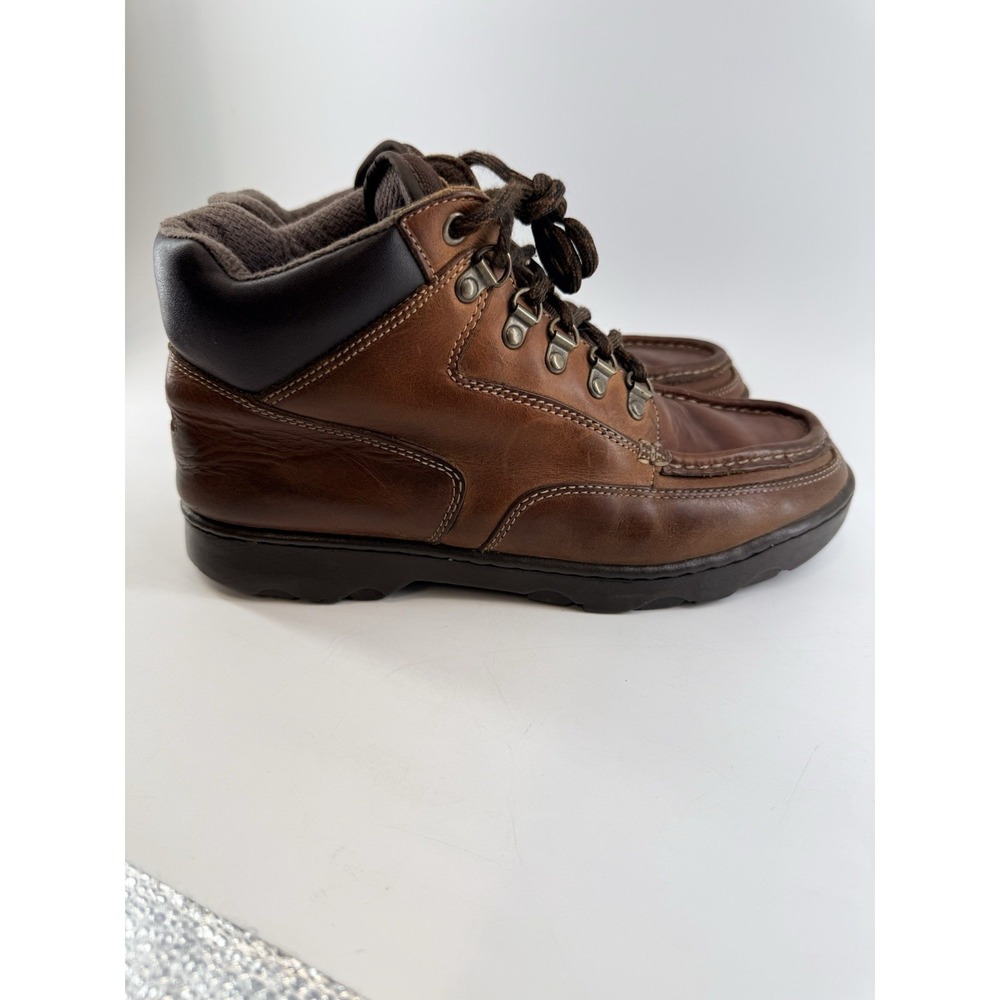 Rocky Brown Leather 810 Moc Toe Lace Up Chukka Boots Size 10 M